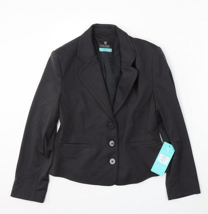 Womens UK Size 10 Skopes Regular Black Suit