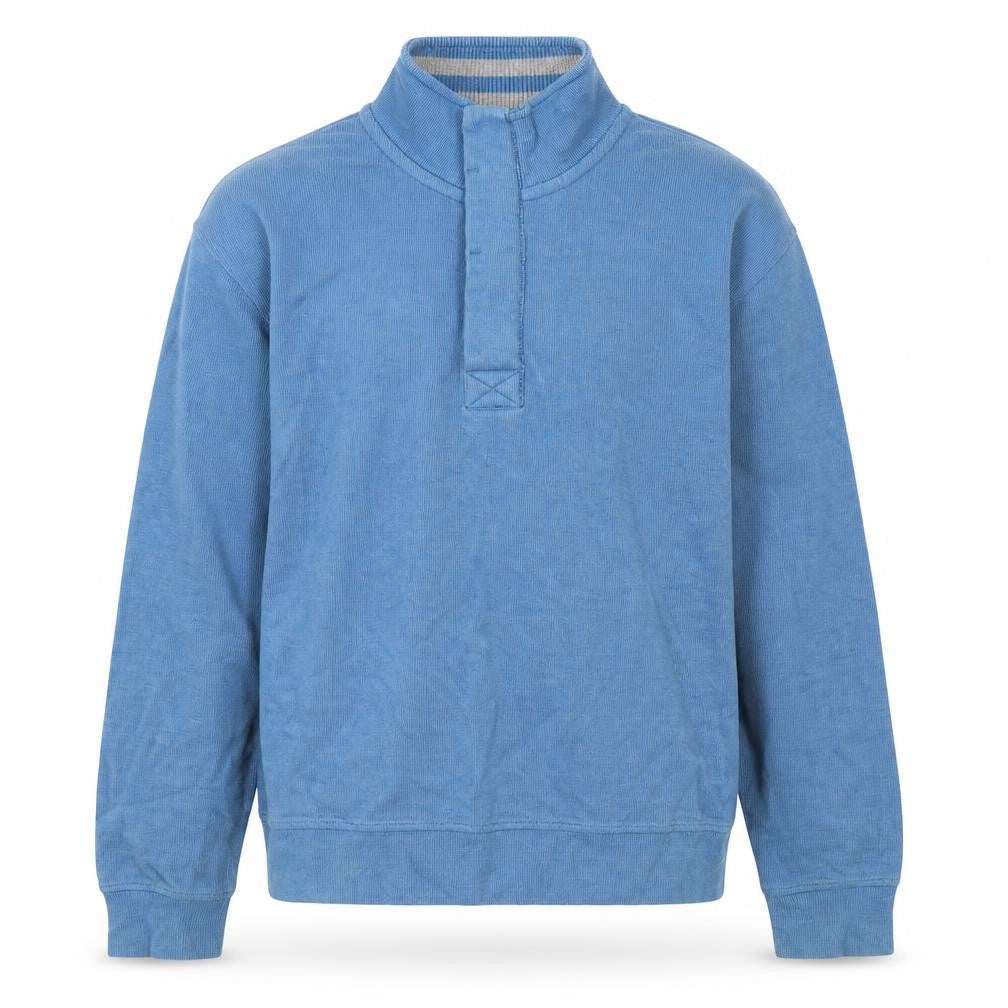 Mens UK Size M Sand Stone Blue Pullover Jumper