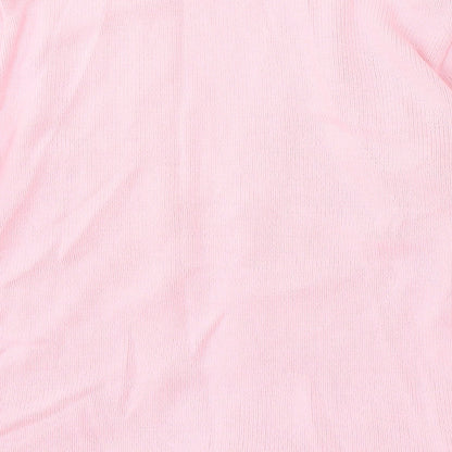 Womens UK Size S Florida Pink Cardigan Jumper