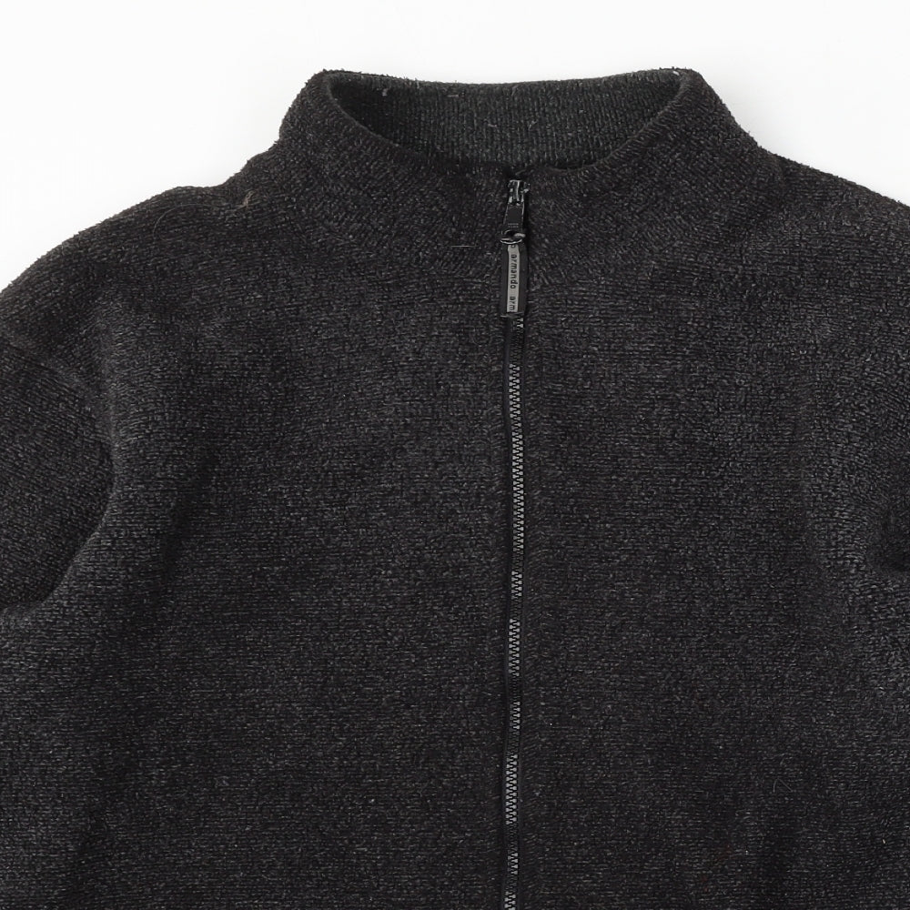 Mens UK Size M Armando Grey Full Zip Sweatshirt