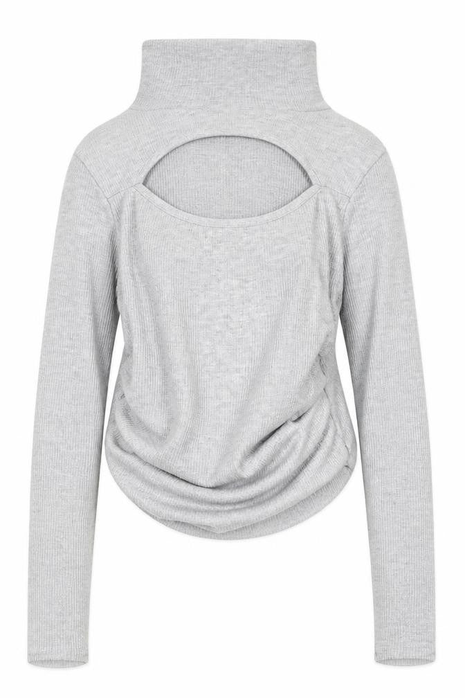 Womens UK Size 10 Boohoo Grey Pullover Jumper