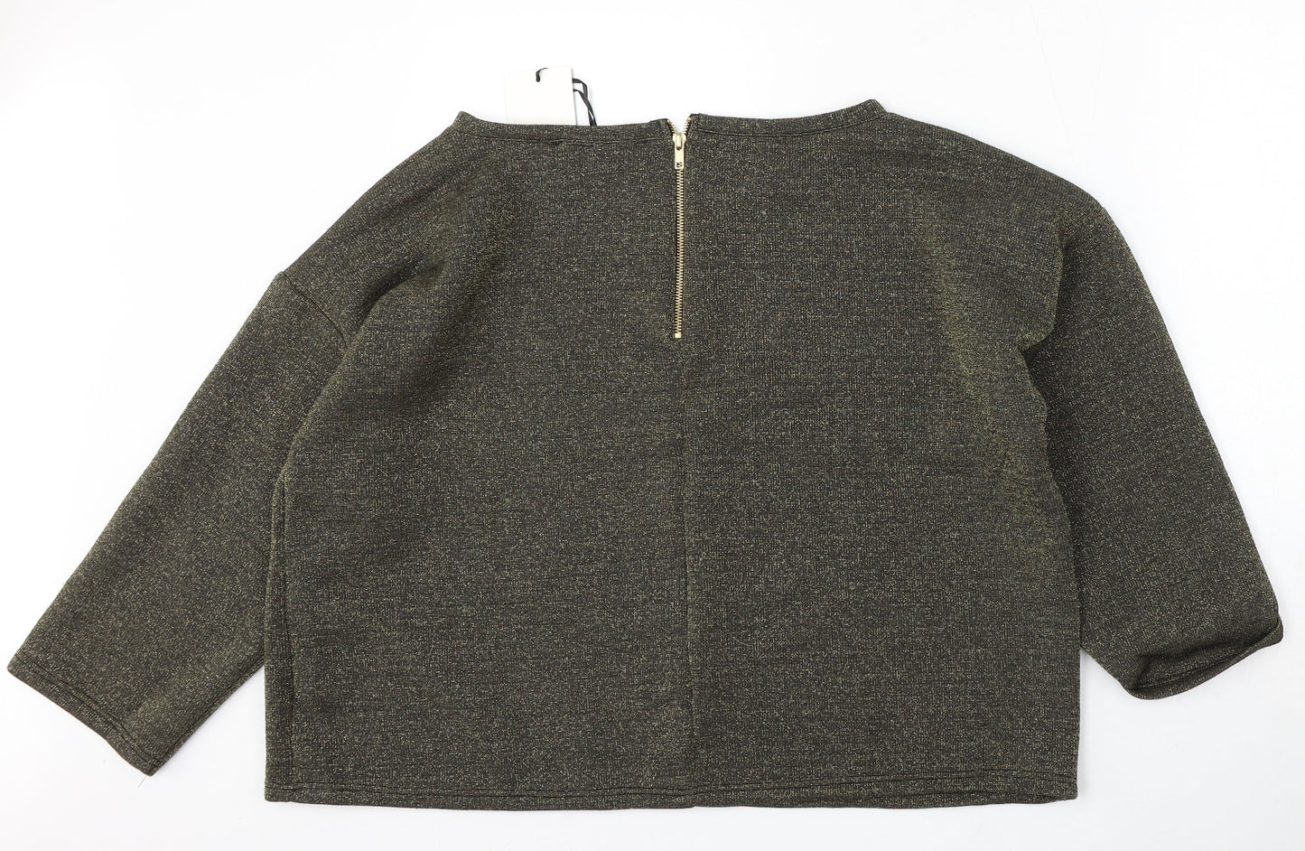 William Tallissime Womens Grey Round Neck Viscose Pullover Jumper Size 14