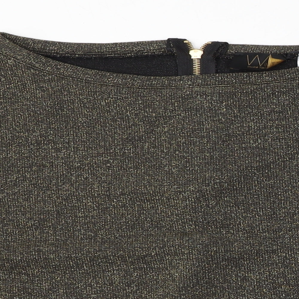 William Tallissime Womens Grey Round Neck Viscose Pullover Jumper Size 14