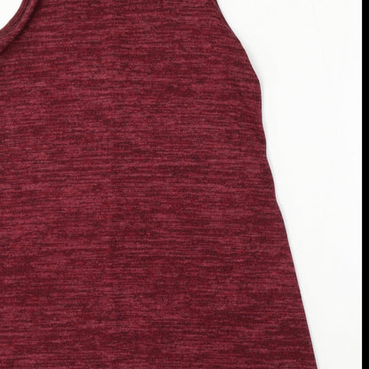 George Womens Red Polyester Trapeze & Swing Size 14 Roll Neck