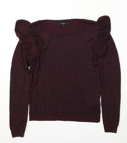 Womens UK Size 6 NEXT Purple Pullover Jumper