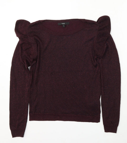 Womens UK Size 6 NEXT Purple Pullover Jumper