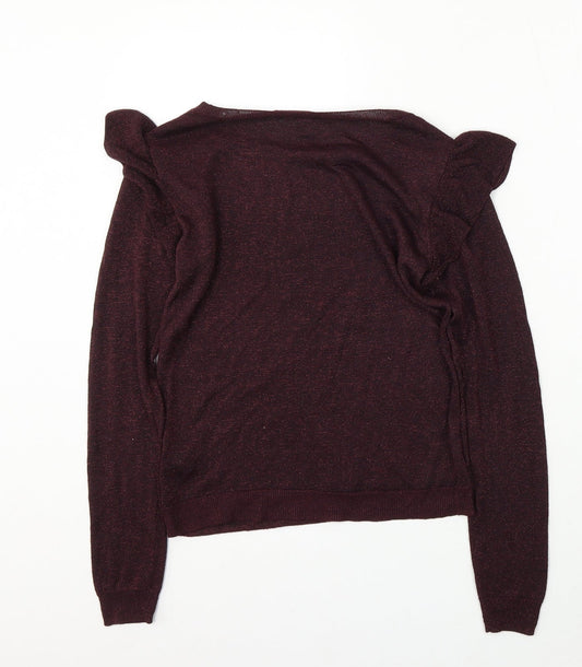 Womens UK Size 6 NEXT Purple Pullover Jumper