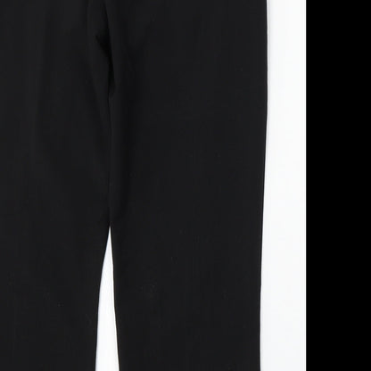 Arista Collection Womens Black Polyester Trousers Size 14 L26 in Regular