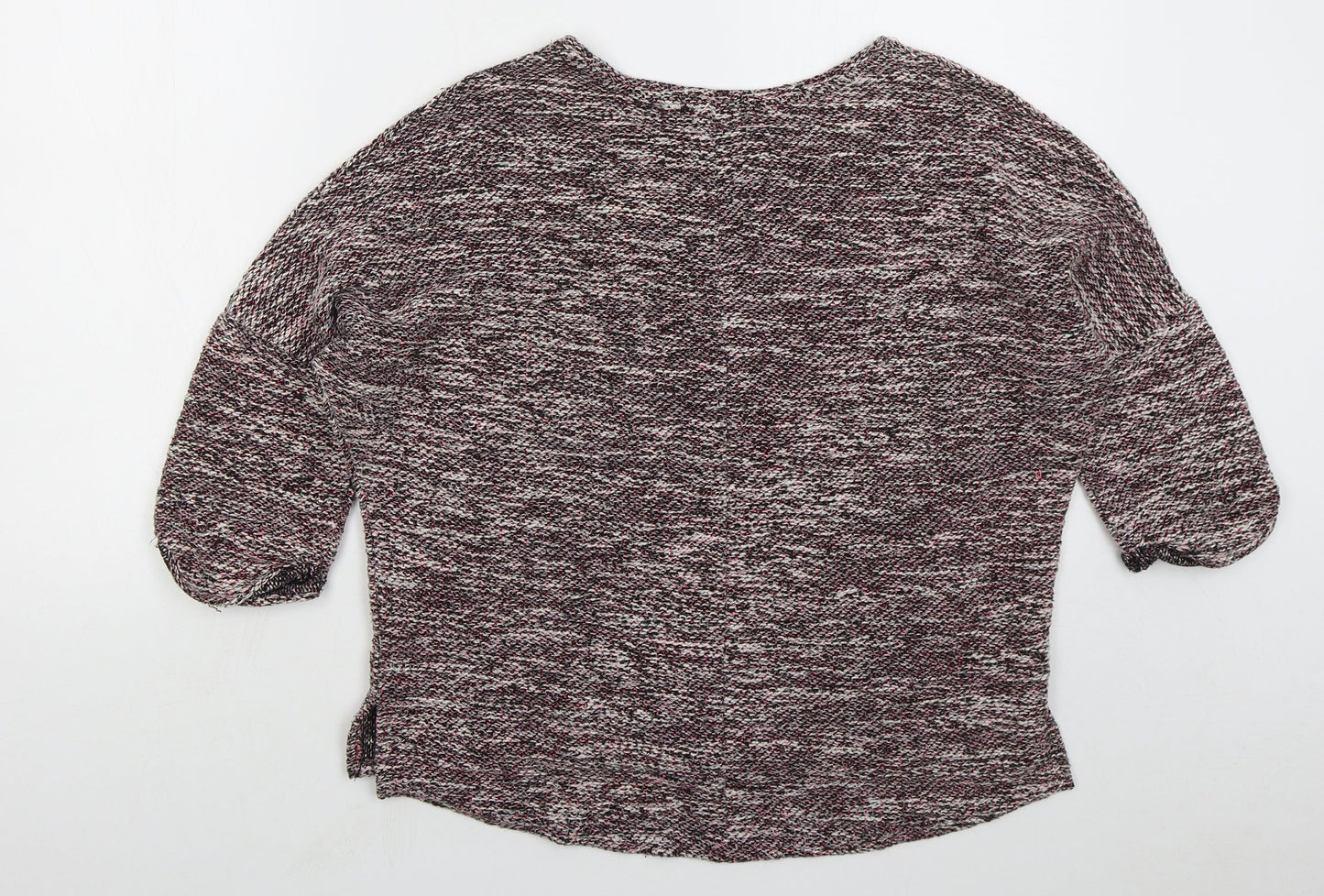 Womens UK Size M Papaya Pink Pullover Jumper