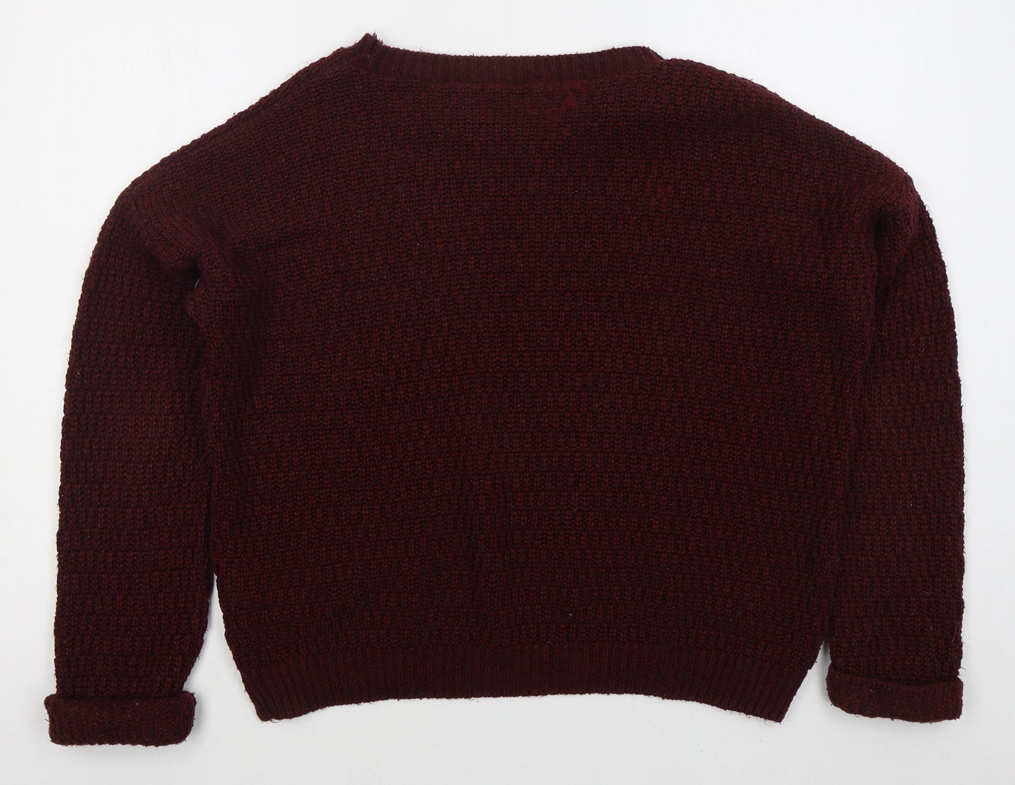 Womens UK Size 12 NEXT Red Pullover Jumper