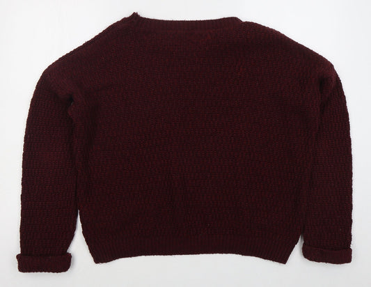 Womens UK Size 12 NEXT Red Pullover Jumper