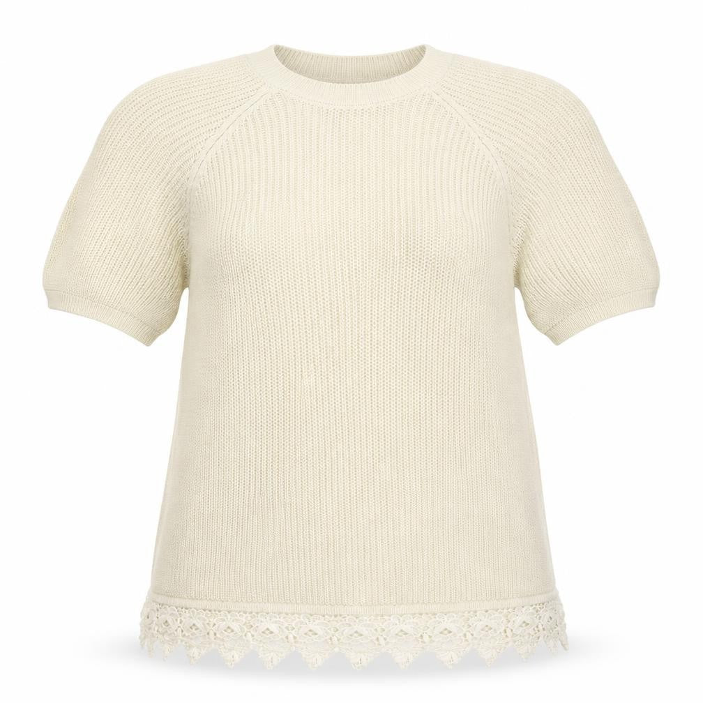 Womens UK Size 14 F&F Beige Pullover Jumper