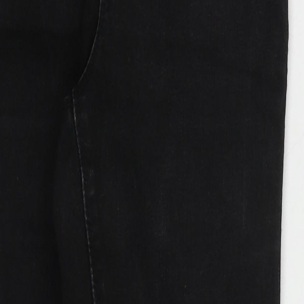 Denim Co Womens Black Cotton Skinny Jeans Size 8 L28 in Regular Button