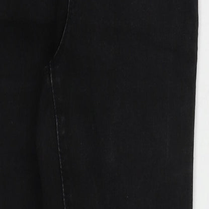 Denim Co Womens Black Cotton Skinny Jeans Size 8 L28 in Regular Button