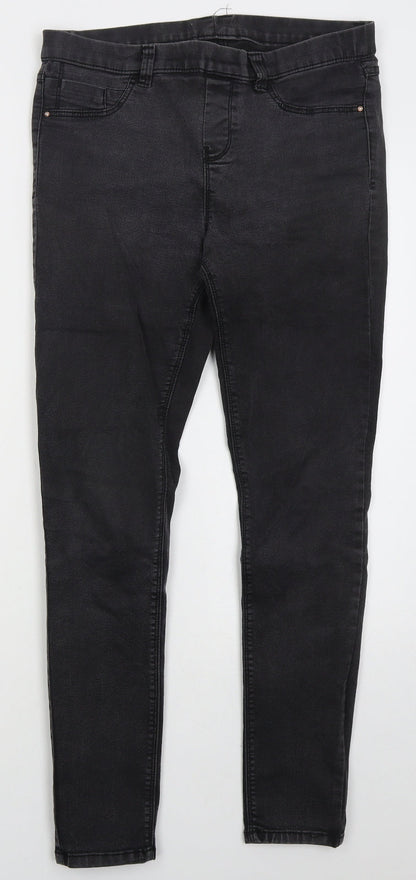 Womens UK Size 31 in Preworn Regular Fit Skinny Grey Jeans