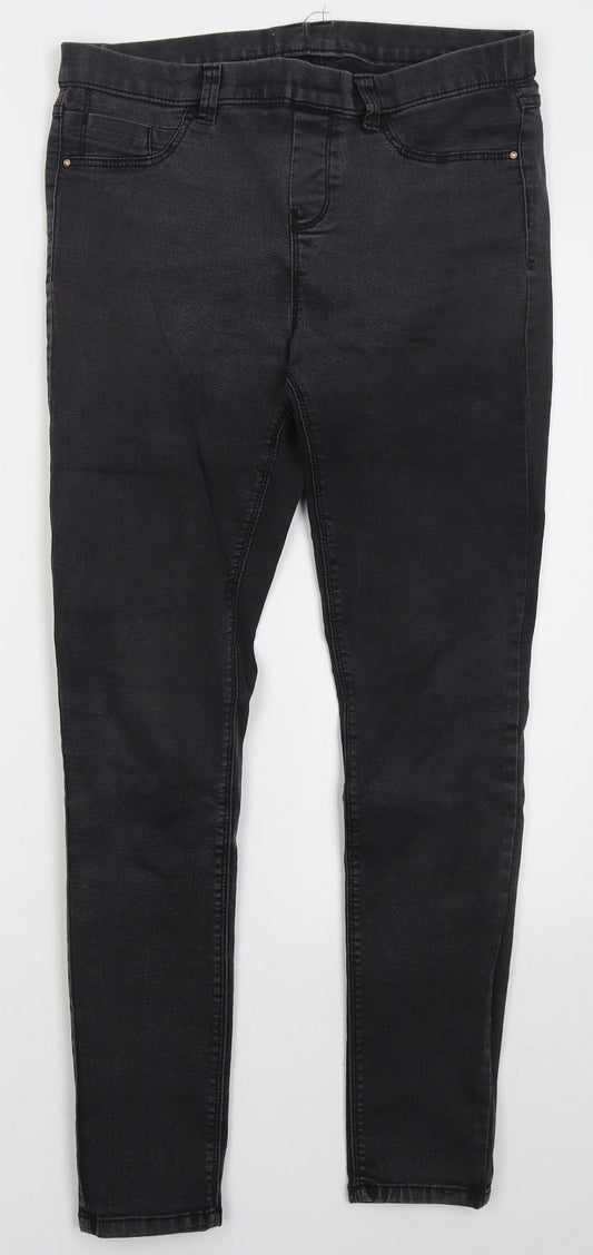 Womens UK Size 31 in Preworn Regular Fit Skinny Grey Jeans