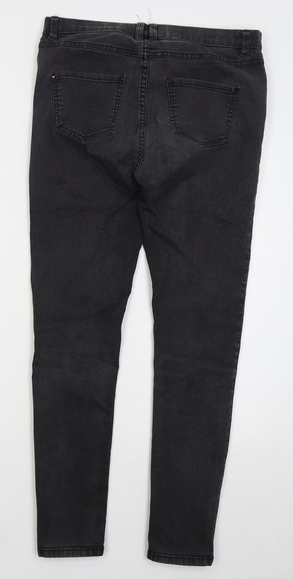 Womens UK Size 31 in Preworn Regular Fit Skinny Grey Jeans