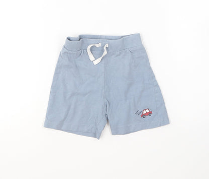 Primark Baby Blue Cotton Cropped Trousers Size 18-24 Months
