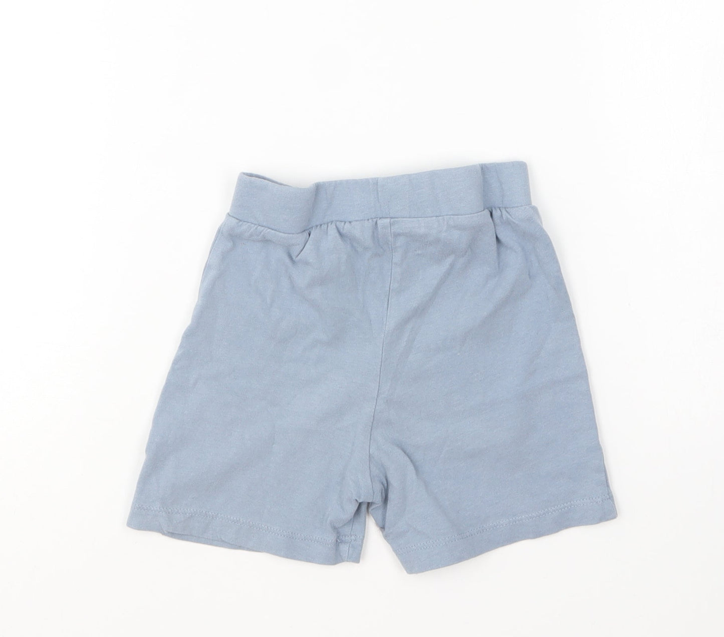 Primark Baby Blue Cotton Cropped Trousers Size 18-24 Months