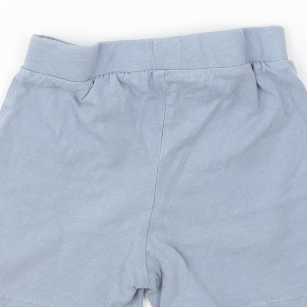 Primark Baby Blue Cotton Cropped Trousers Size 18-24 Months