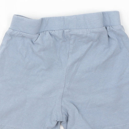 Primark Baby Blue Cotton Cropped Trousers Size 18-24 Months