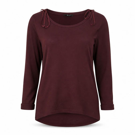 New Look Womens Purple Round Neck Polyester Pullover Jumper Size 6