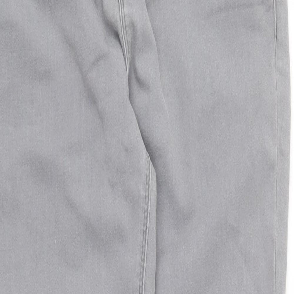 Oasis Womens Grey Cotton Skinny Jeans Size 12 L26 in Regular