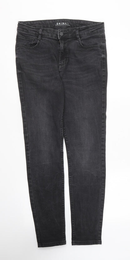 Womens UK Size 12 Marks and Spencer Regular Fit Skinny Black Jeans
