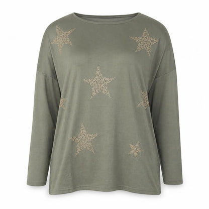 Womens UK Size M New Look Green Pullover Jumper