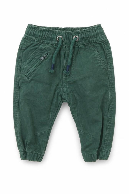 NEXT Boys Green Cotton Capri Trousers Size 3-6 Months Pullover