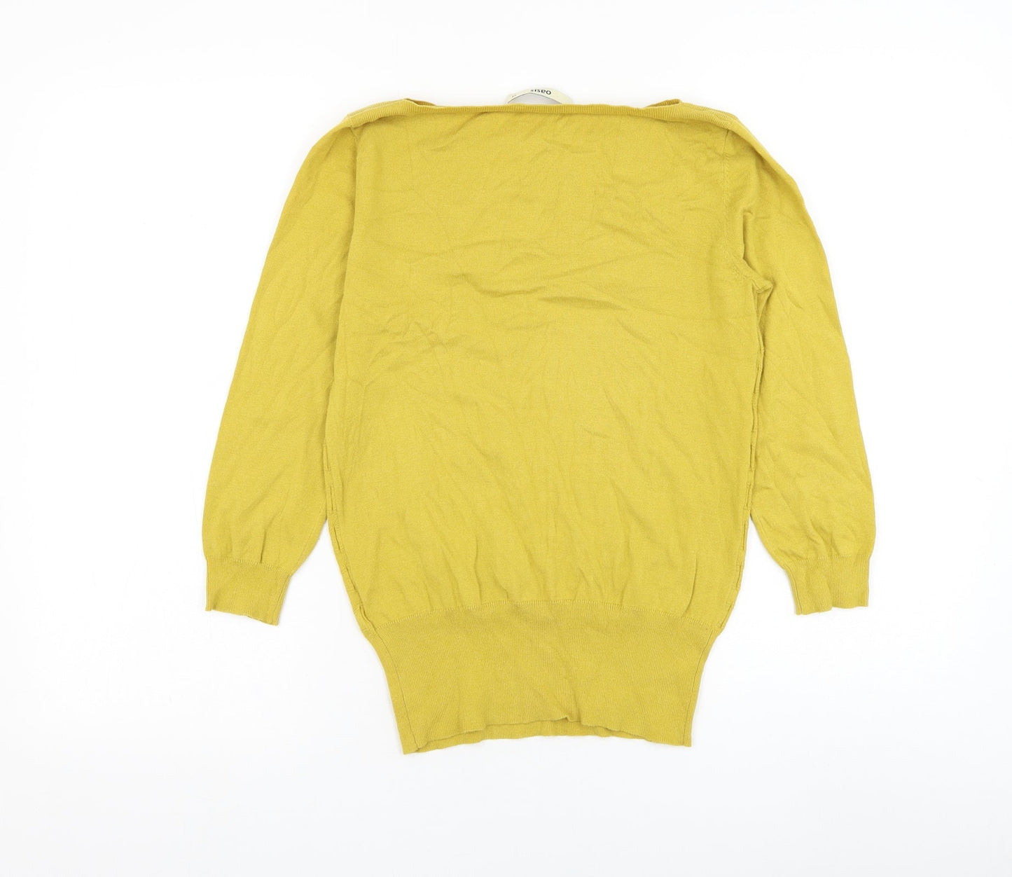 Womens UK Size XS Oasis Yellow Pullover Jumper
