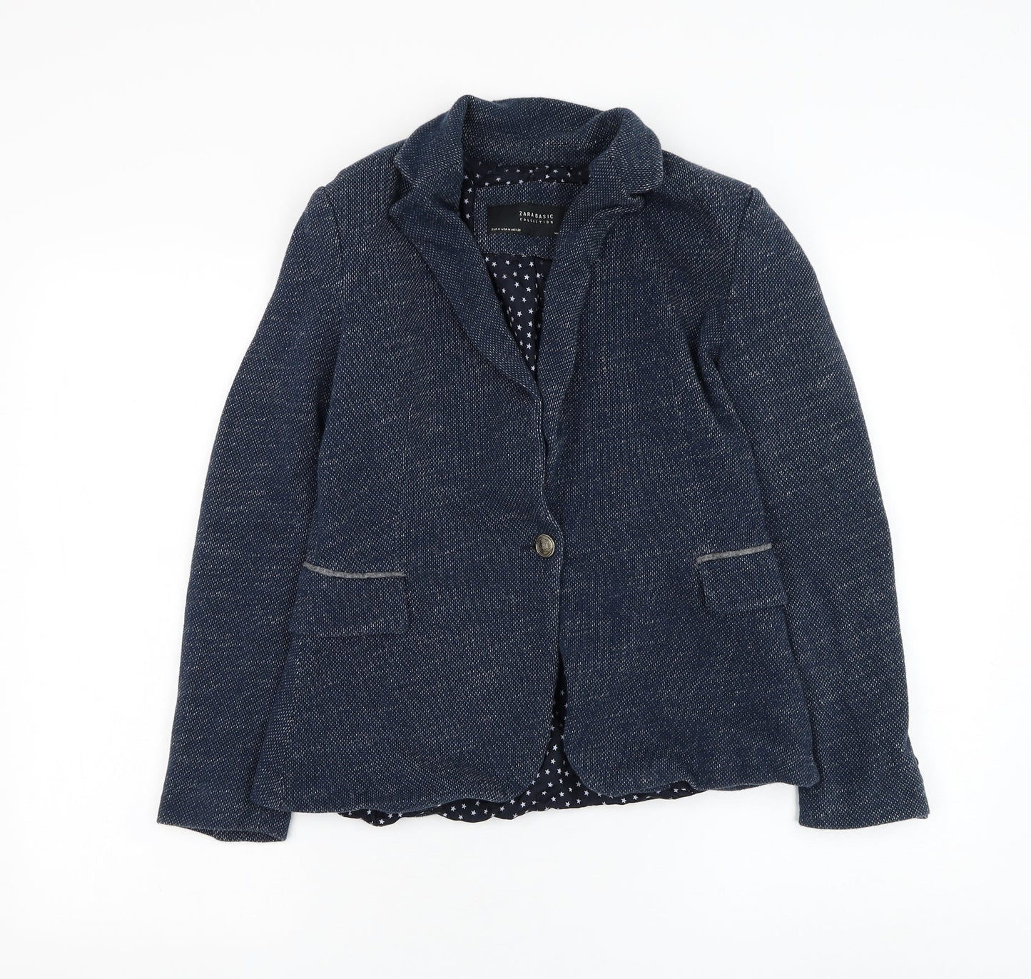 Womens UK Size M Zara Blue Jacket