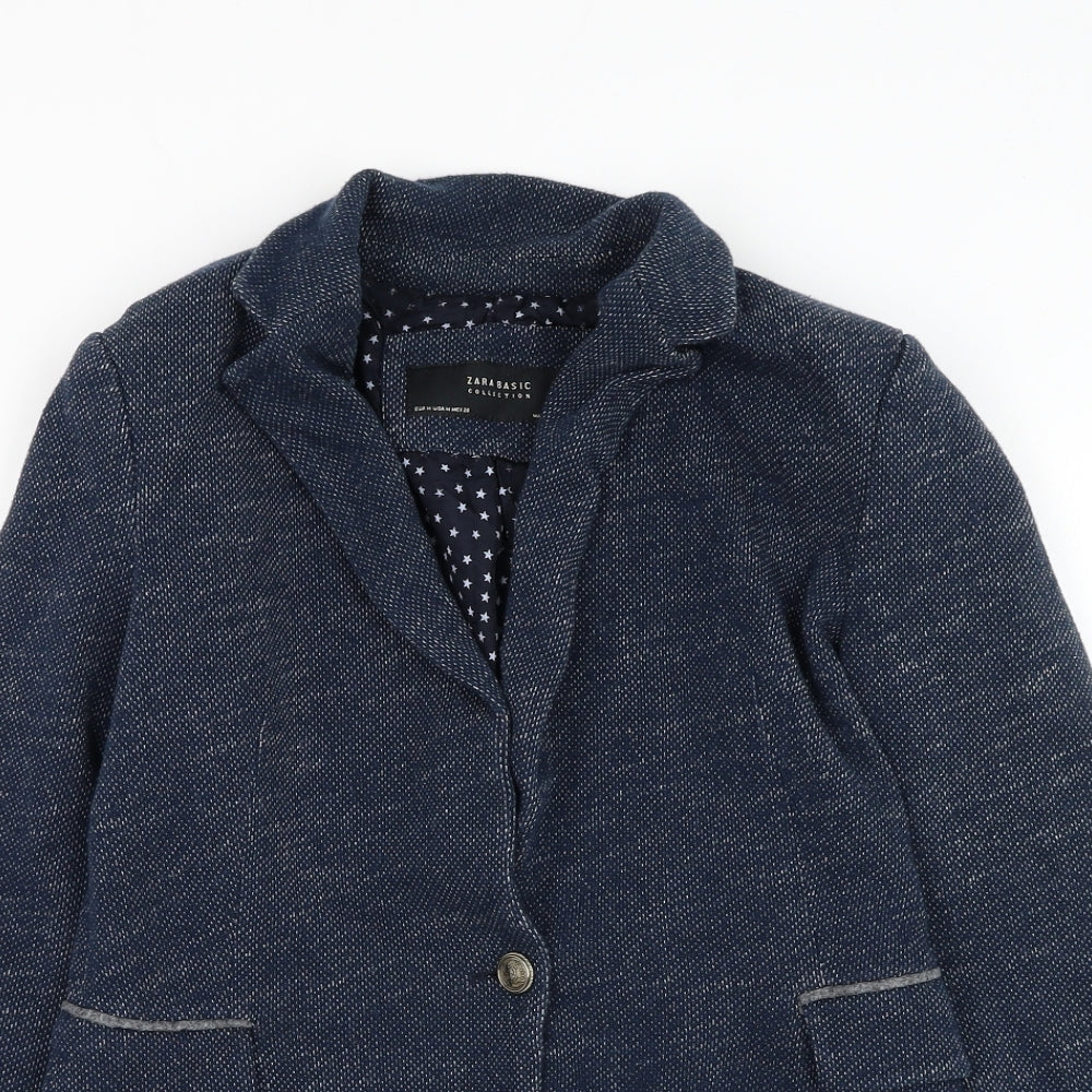 Womens UK Size M Zara Blue Jacket