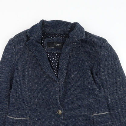 Womens UK Size M Zara Blue Jacket