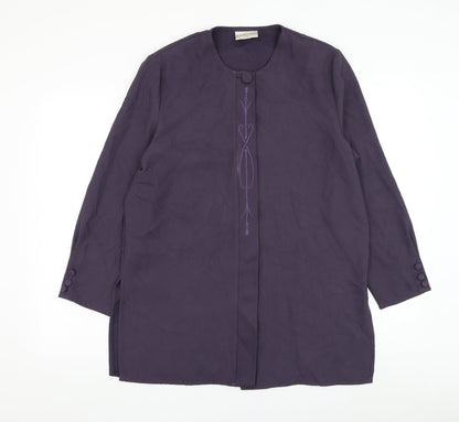 Womens UK Size 10 Richards Purple Jacket