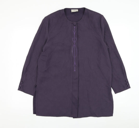 Womens UK Size 10 Richards Purple Jacket