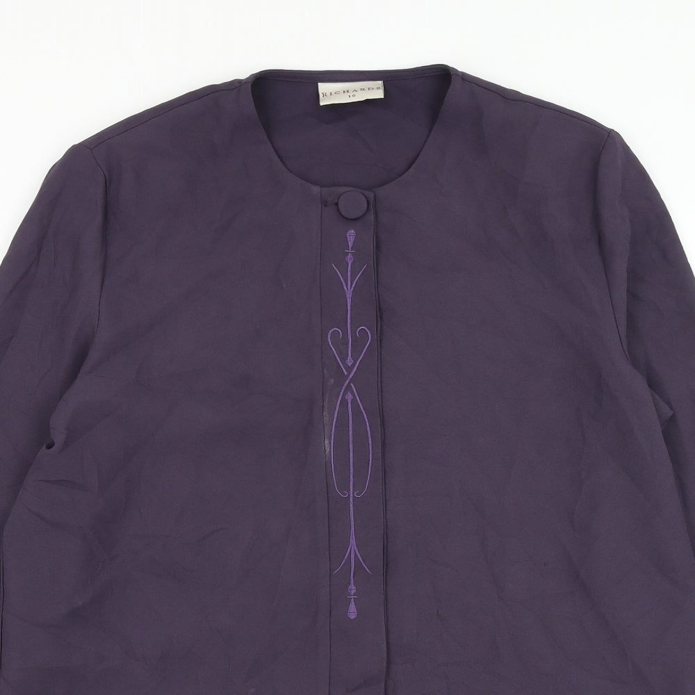 Womens UK Size 10 Richards Purple Jacket
