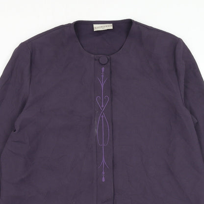 Womens UK Size 10 Richards Purple Jacket
