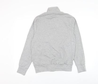 Crazy Kids Boys Grey Cotton Full Zip Sweatshirt Size 12 Years Zip