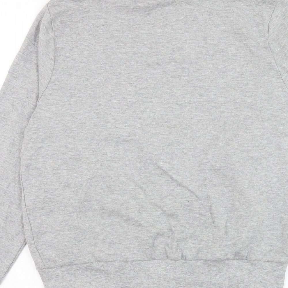 Crazy Kids Boys Grey Cotton Full Zip Sweatshirt Size 12 Years Zip