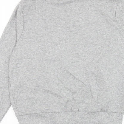 Crazy Kids Boys Grey Cotton Full Zip Sweatshirt Size 12 Years Zip