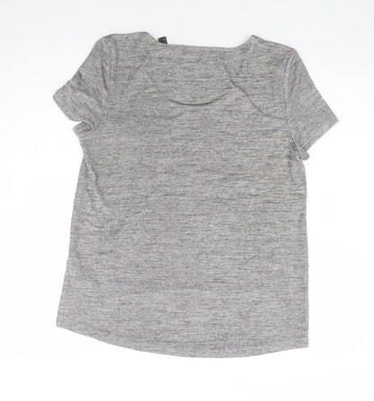 Womens UK Size S Espirit Grey Jersey T-Shirt