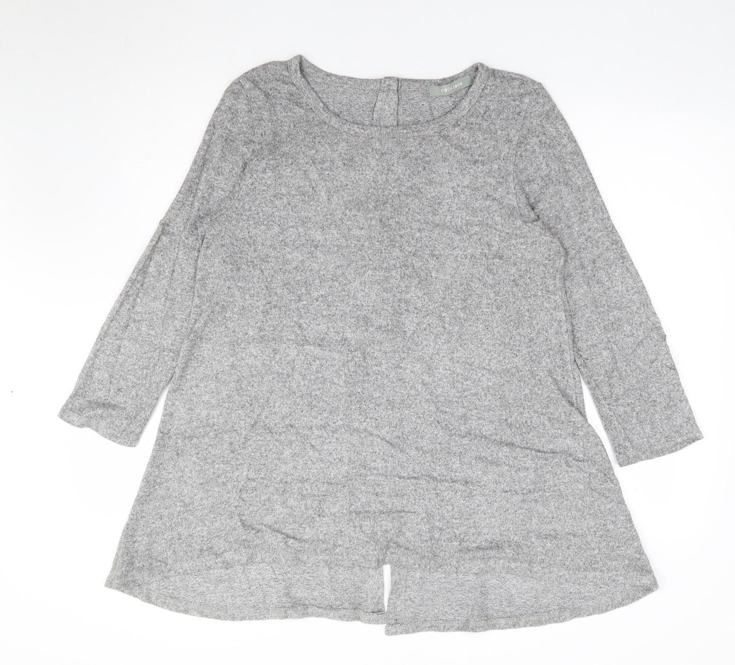 Womens UK Size XL COIN 1804 Grey Tunic Jumper