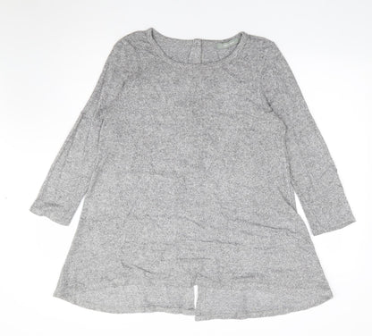 Womens UK Size XL COIN 1804 Grey Tunic Jumper