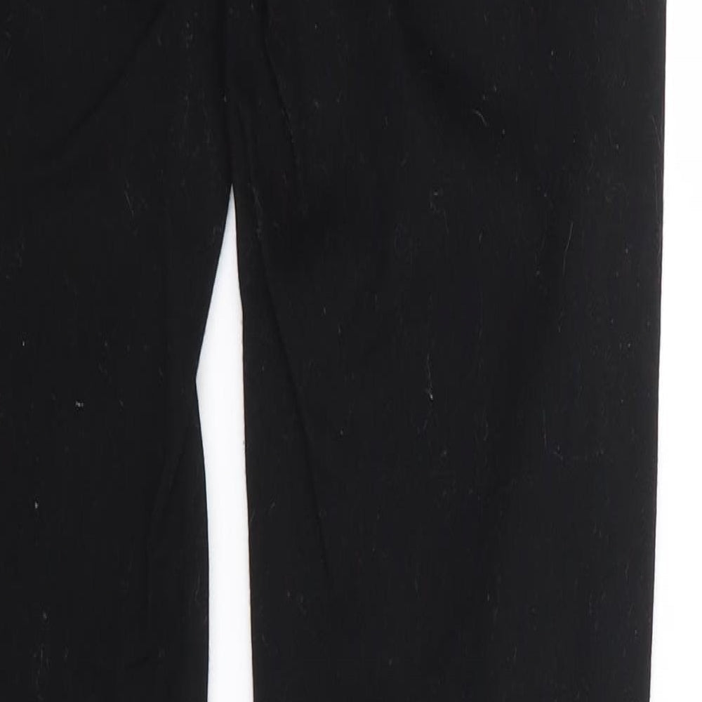 FC Jeans Womens Black Cotton Skinny Jeans Size 6 L32 in Extra-Slim Zip