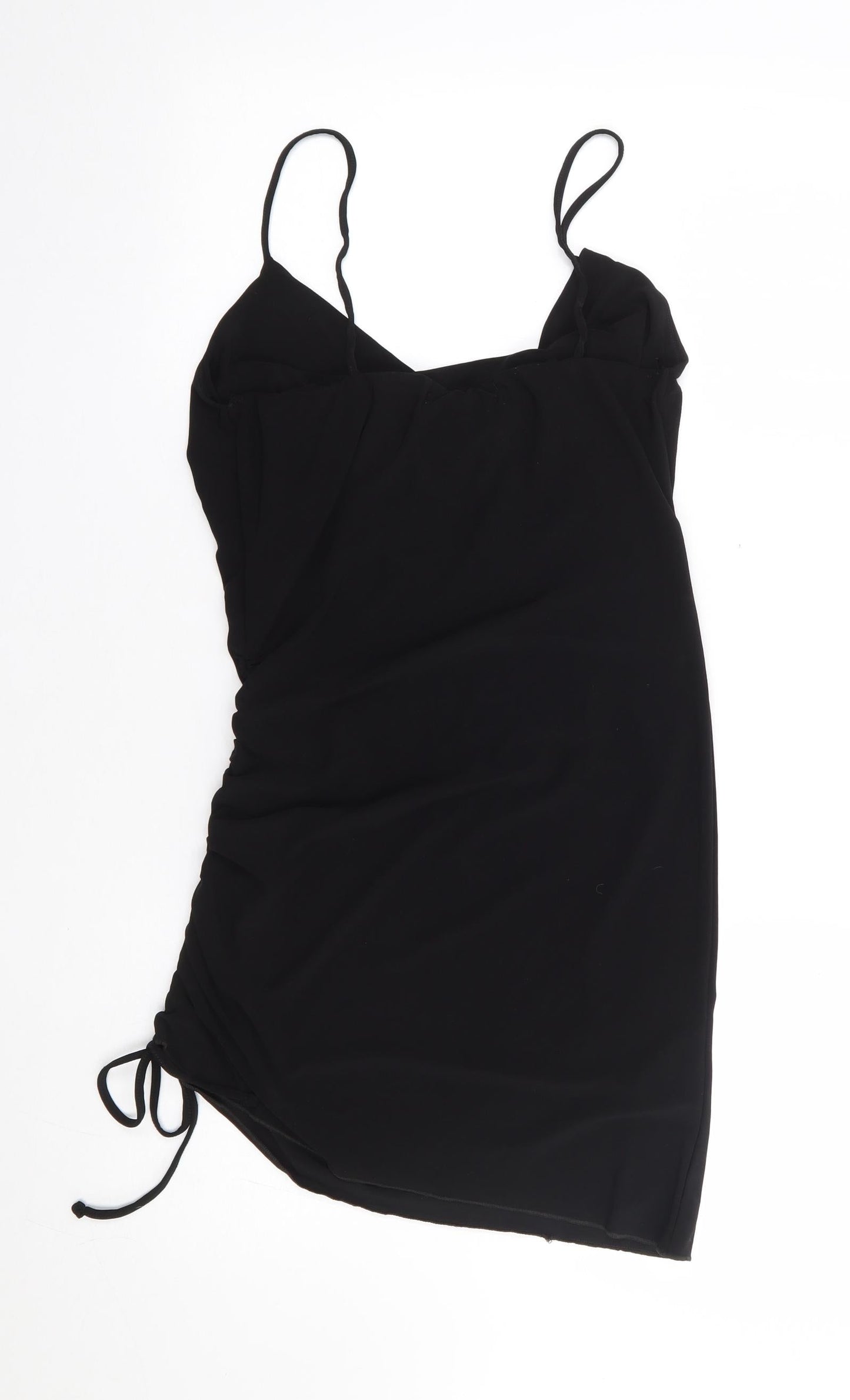 Womens UK Size 8 Cameo Rose Black Tunic Tank