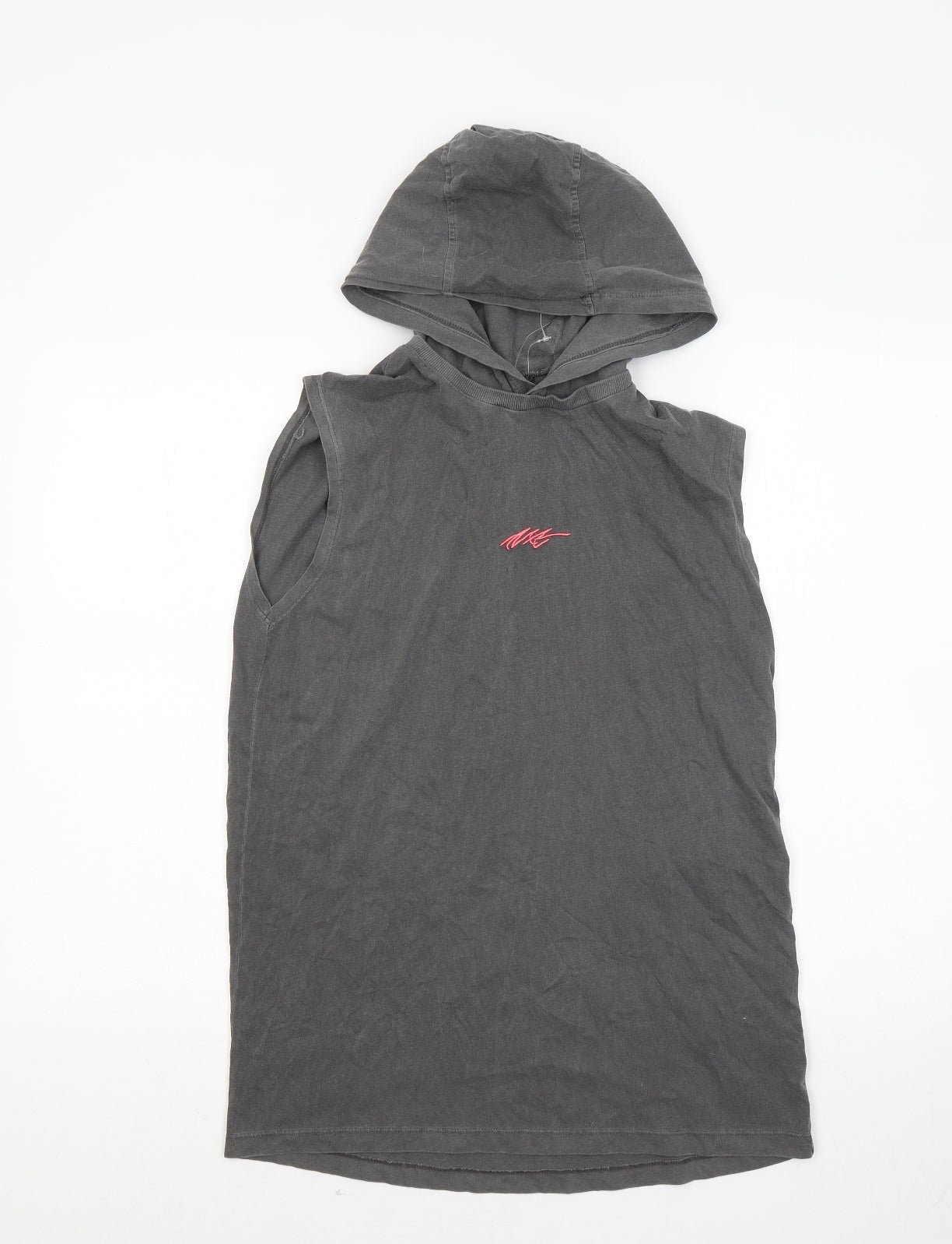 NEXT Girls Grey Cotton Pullover Hoodie Size 14 Years