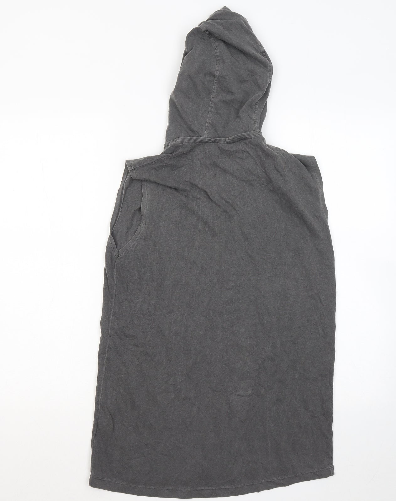NEXT Girls Grey Cotton Pullover Hoodie Size 14 Years