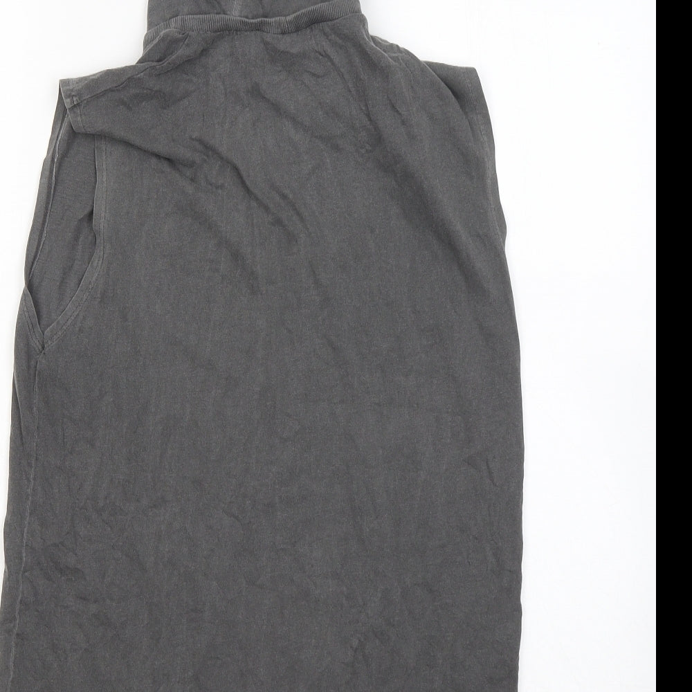 NEXT Girls Grey Cotton Pullover Hoodie Size 14 Years
