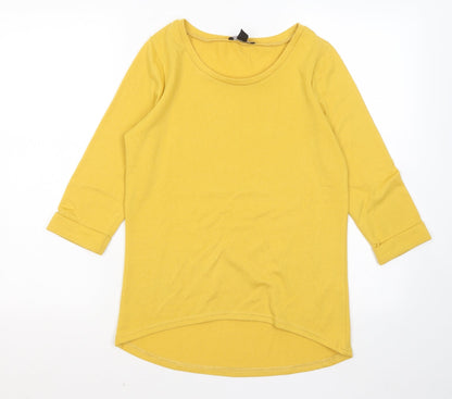 Womens UK Size 8 New Look Yellow Pullover Jumper